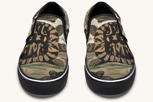 Turtle Time Vivid Slip On Shoes - Jaded Lament