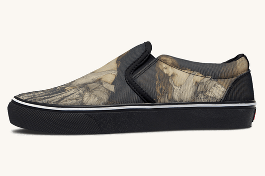 Where The Stars Touched Her Hem Slip On Shoes - Jaded Lament