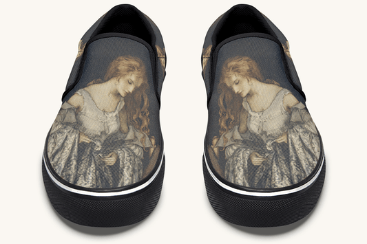 Where The Stars Touched Her Hem Slip On Shoes - Jaded Lament