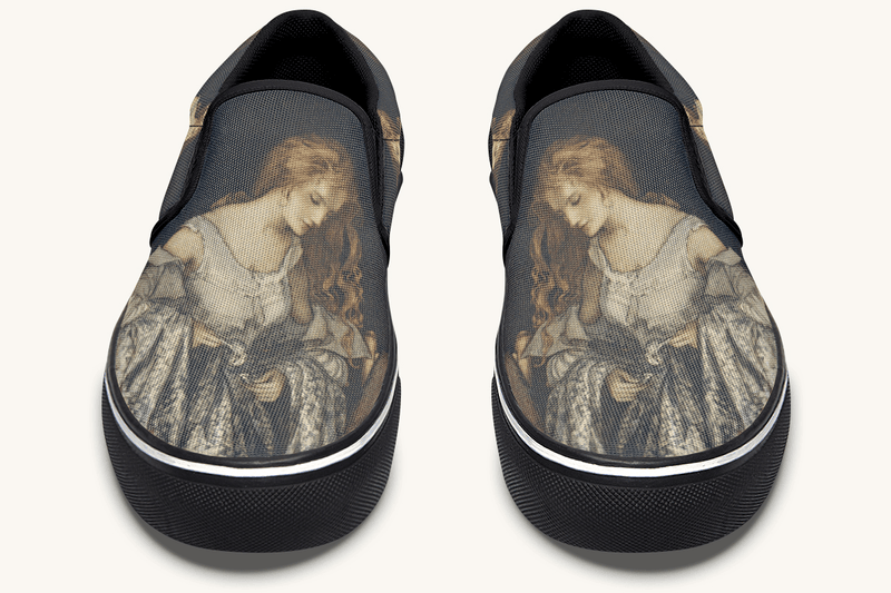Where The Stars Touched Her Hem Slip On Shoes - Jaded Lament