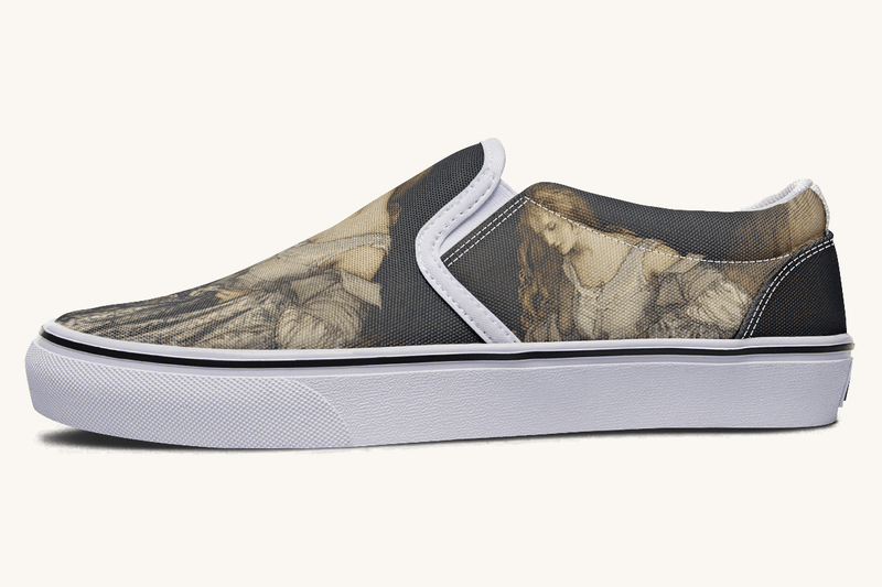 Where The Stars Touched Her Hem Slip On Shoes - Jaded Lament