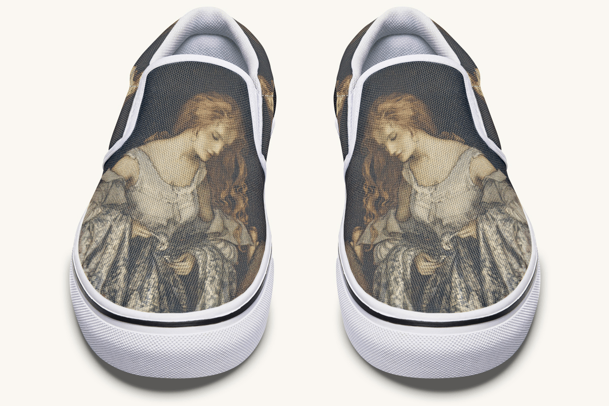 Where The Stars Touched Her Hem Slip On Shoes - Jaded Lament