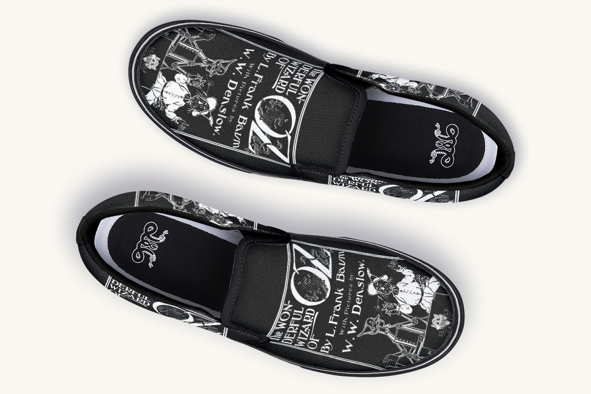Wizard Of Oz Cover Slip On Shoes - Jaded Lament