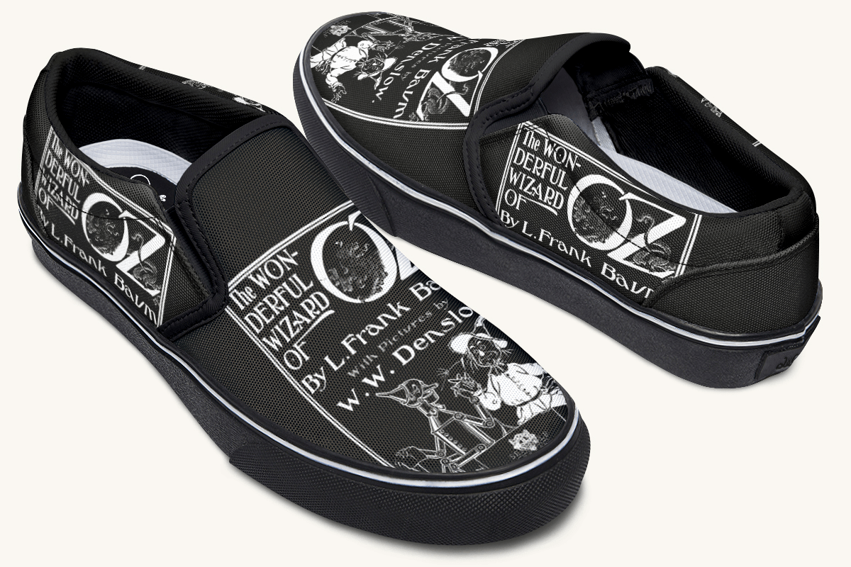 Wizard Of Oz Cover Slip On Shoes - Jaded Lament