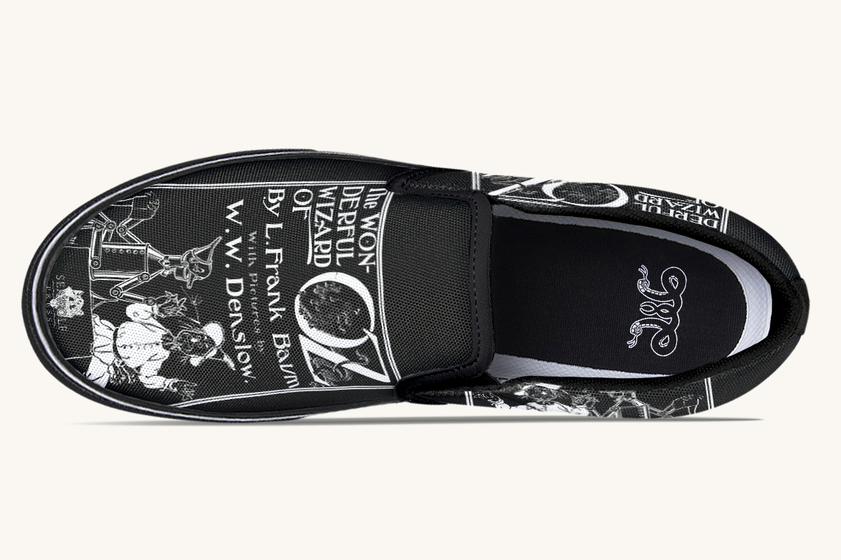 Wizard Of Oz Cover Slip On Shoes - Jaded Lament