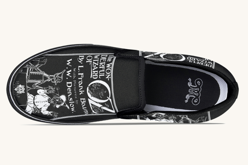 Wizard Of Oz Cover Slip On Shoes - Jaded Lament