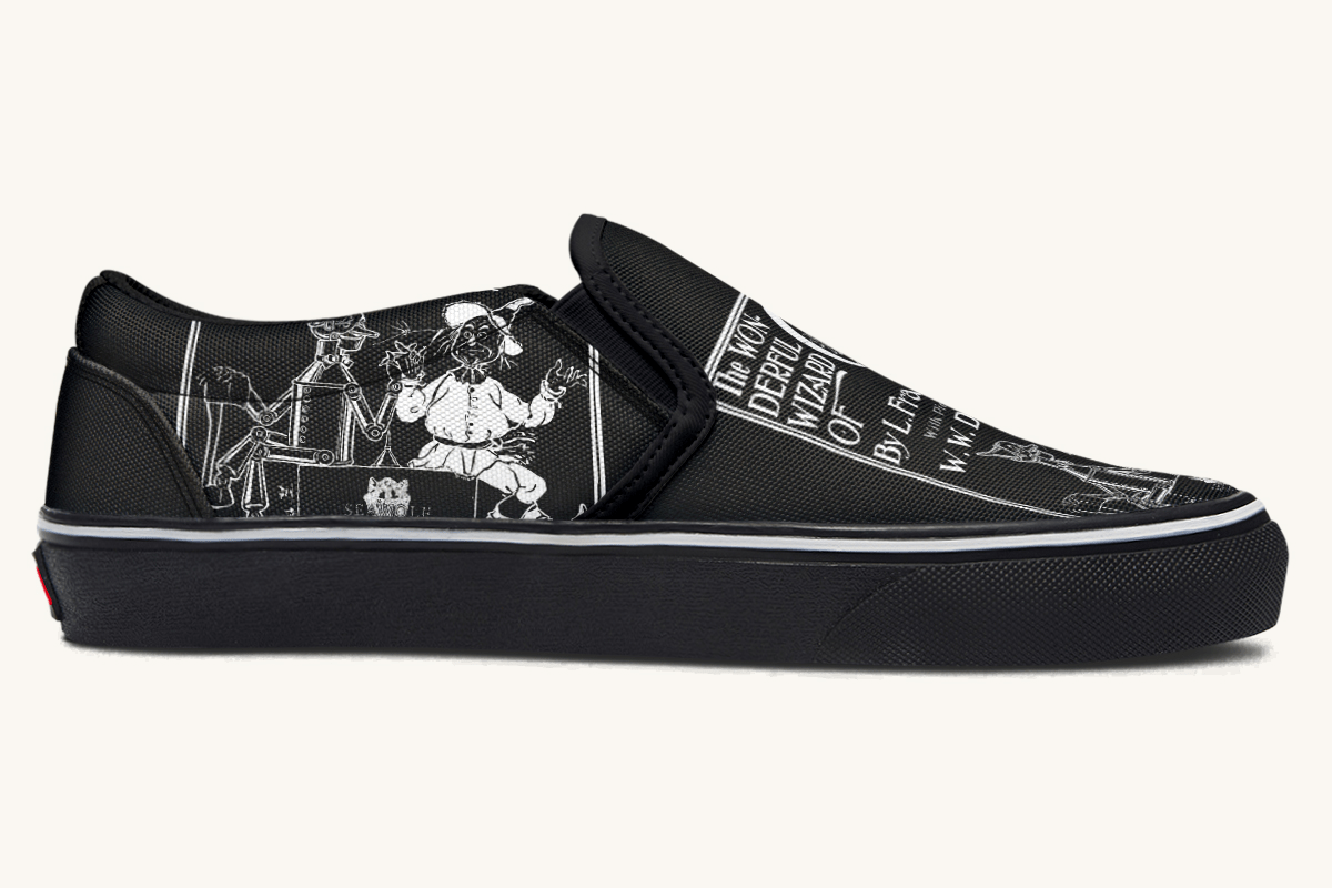Wizard Of Oz Cover Slip On Shoes - Jaded Lament