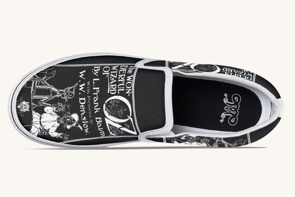 Wizard Of Oz Cover Slip On Shoes - Jaded Lament
