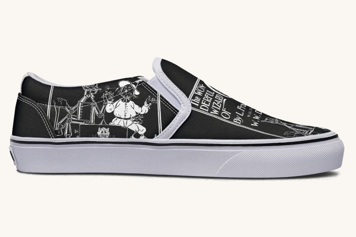 Wizard Of Oz Cover Slip On Shoes - Jaded Lament