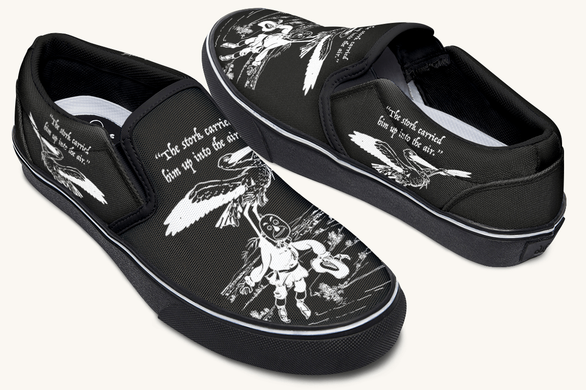 Stork and the Scarecrow Slip On Shoes - Jaded Lament