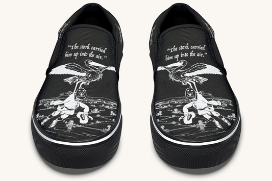 Stork and the Scarecrow Slip On Shoes - Jaded Lament