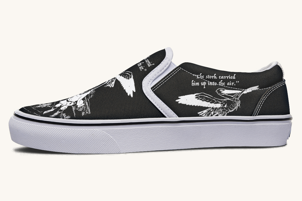 Stork and the Scarecrow Slip On Shoes - Jaded Lament