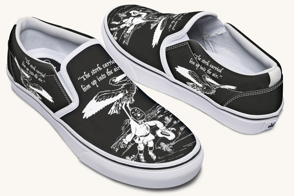Stork and the Scarecrow Slip On Shoes - Jaded Lament