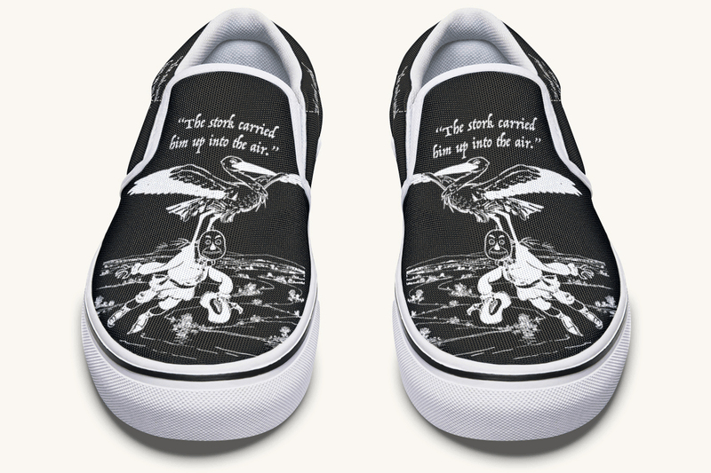 Stork and the Scarecrow Slip On Shoes - Jaded Lament