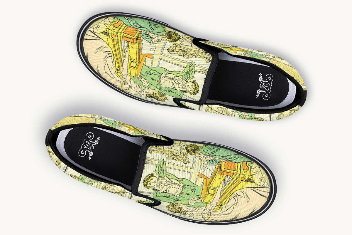 You Must Allow Me To Speak Slip On Shoes - Jaded Lament