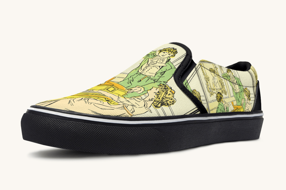 You Must Allow Me To Speak Slip On Shoes - Jaded Lament