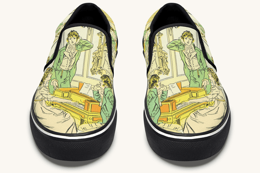 You Must Allow Me To Speak Slip On Shoes - Jaded Lament