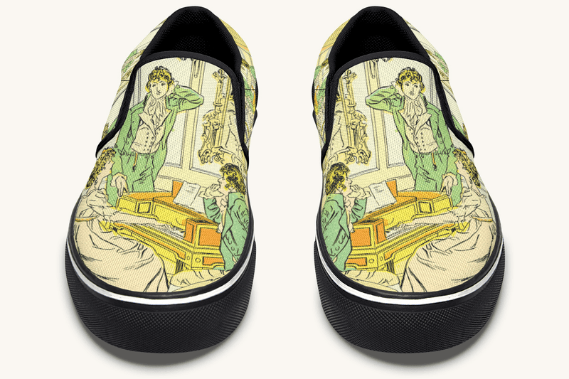 You Must Allow Me To Speak Slip On Shoes - Jaded Lament