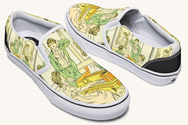 You Must Allow Me To Speak Slip On Shoes - Jaded Lament
