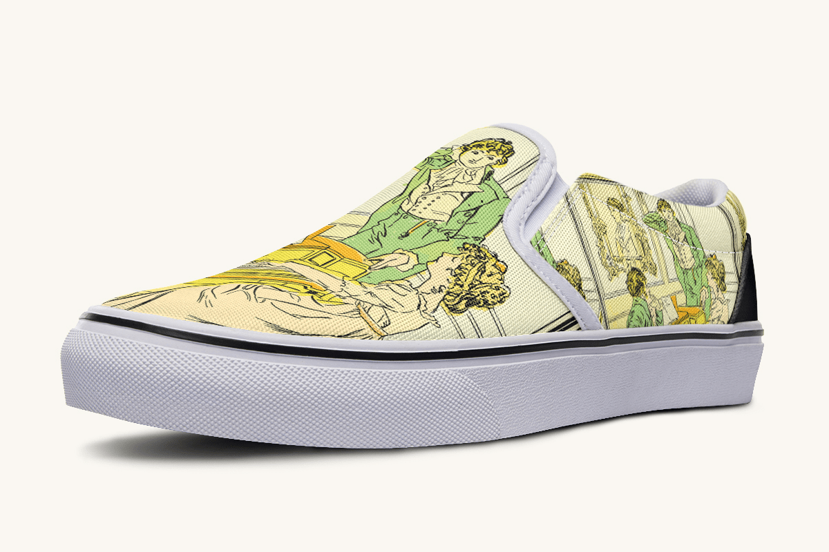 You Must Allow Me To Speak Slip On Shoes - Jaded Lament