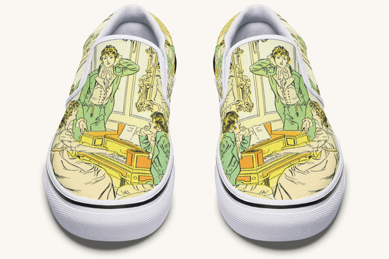 You Must Allow Me To Speak Slip On Shoes - Jaded Lament