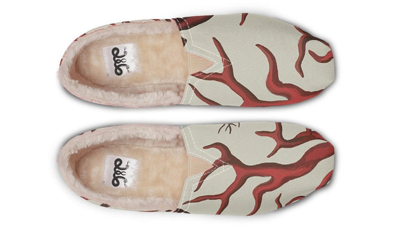 A Bloodroot Coral Sea Winter Casual Shoes - Jaded Lament