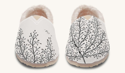 A Delicate Breath Bw Winter Casual Shoes - Jaded Lament