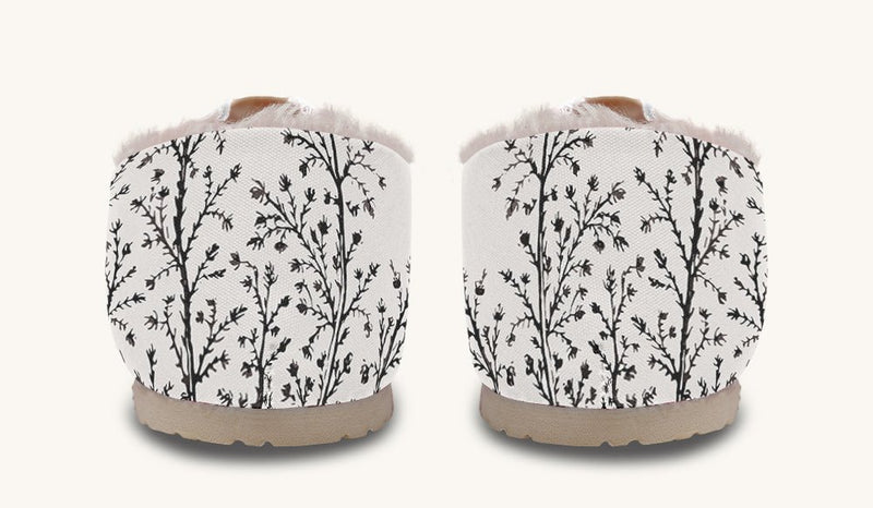 A Delicate Breath Bw Winter Casual Shoes - Jaded Lament