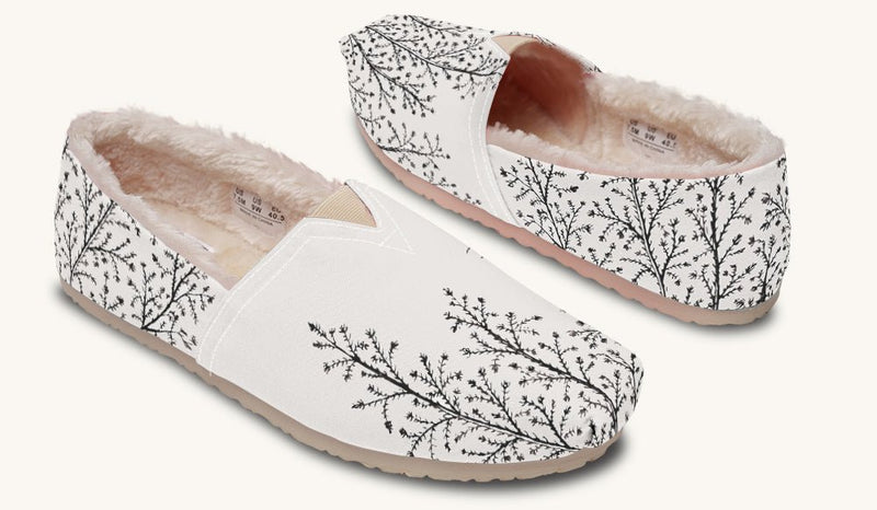 A Delicate Breath Bw Winter Casual Shoes - Jaded Lament