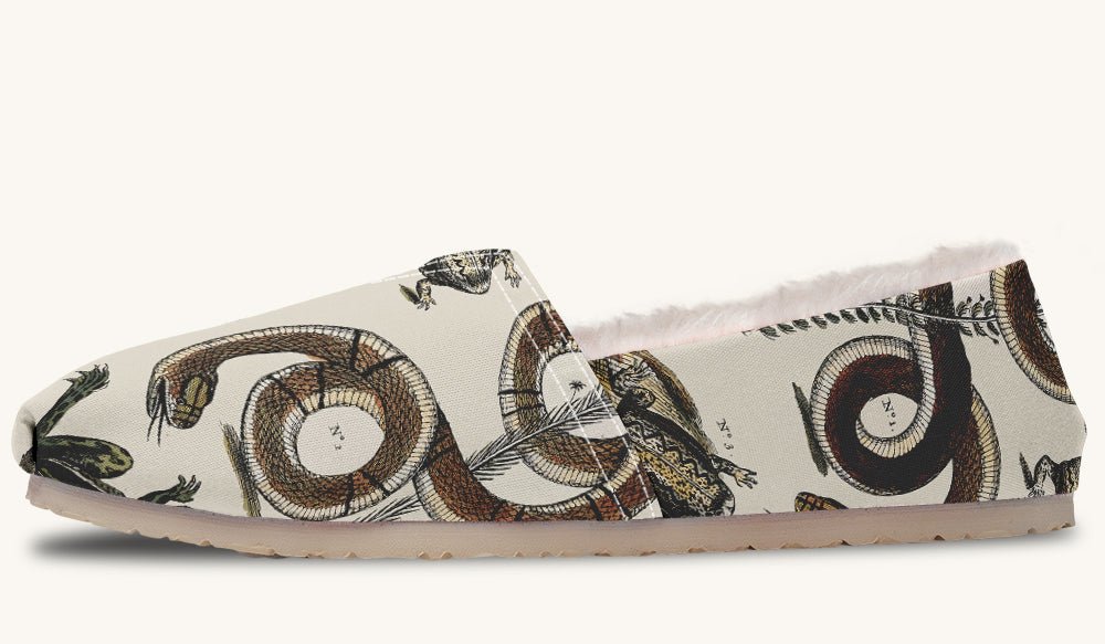 An Arrangement of Frogs and Snakes Winter Casual Shoes - Jaded Lament