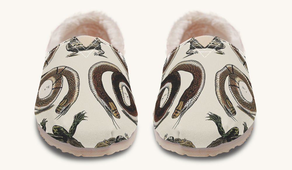 An Arrangement of Frogs and Snakes Winter Casual Shoes - Jaded Lament