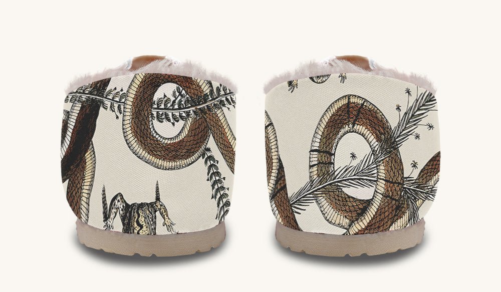 An Arrangement of Frogs and Snakes Winter Casual Shoes - Jaded Lament