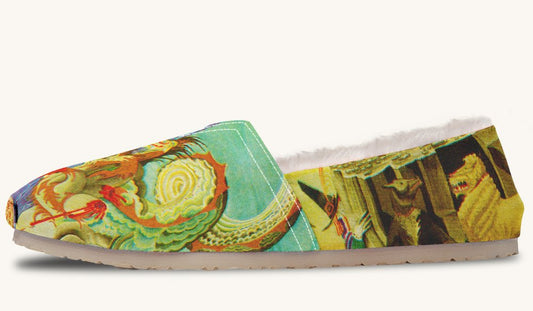 Before The Dragon Broke The Sky Winter Casual Shoes - Jaded Lament