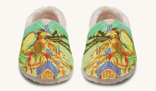 Before The Dragon Broke The Sky Winter Casual Shoes - Jaded Lament