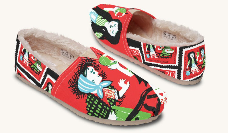 Beneath The Red Canopy Winter Casual Shoes - Jaded Lament