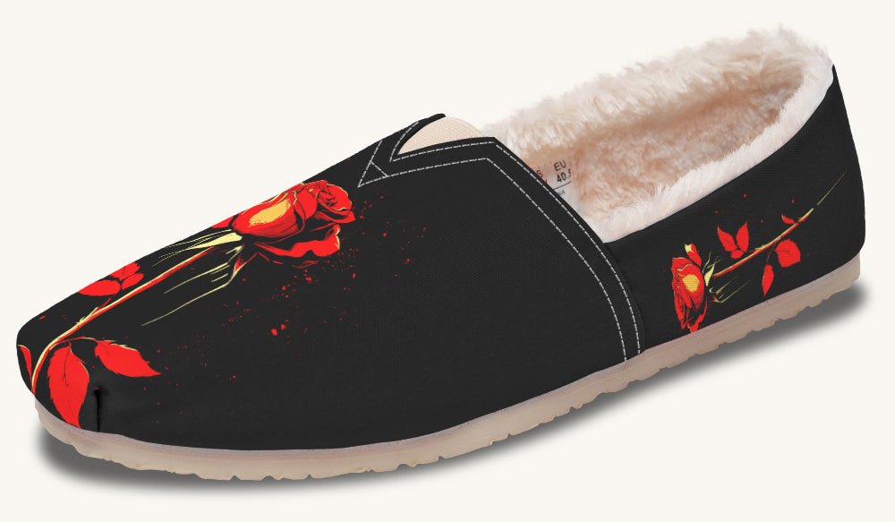 Bleeding Rose Winter Casual Shoes - Jaded Lament