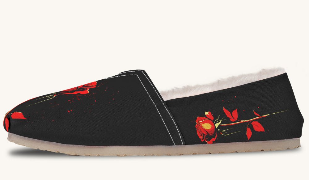 Bleeding Rose Winter Casual Shoes - Jaded Lament