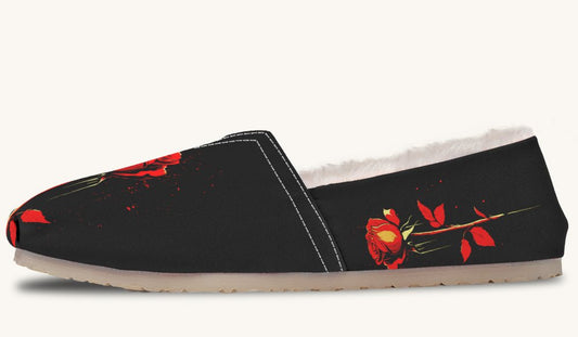Bleeding Rose Winter Casual Shoes - Jaded Lament