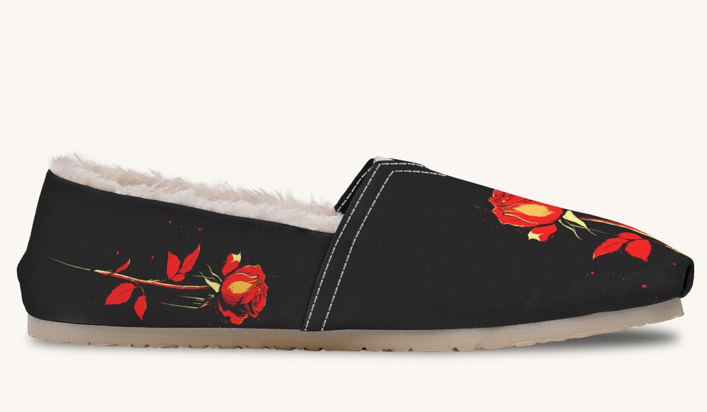 Bleeding Rose Winter Casual Shoes - Jaded Lament