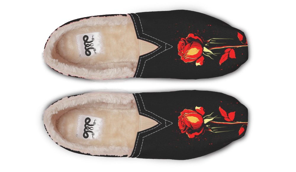 Bleeding Rose Winter Casual Shoes - Jaded Lament