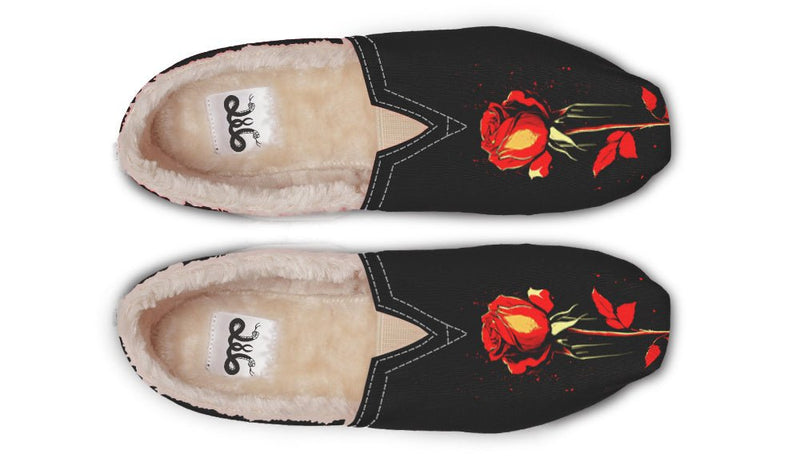 Bleeding Rose Winter Casual Shoes - Jaded Lament
