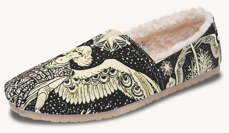 Call Upon the Star Cream Winter Casual Shoes - Jaded Lament