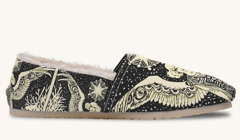 Call Upon the Star Cream Winter Casual Shoes - Jaded Lament