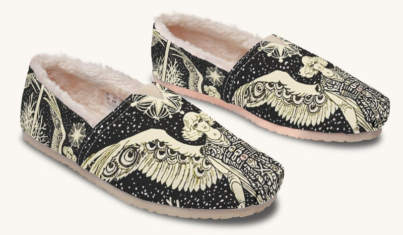 Call Upon the Star Cream Winter Casual Shoes - Jaded Lament