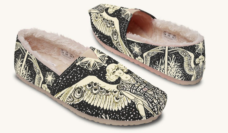 Call Upon the Star Cream Winter Casual Shoes - Jaded Lament
