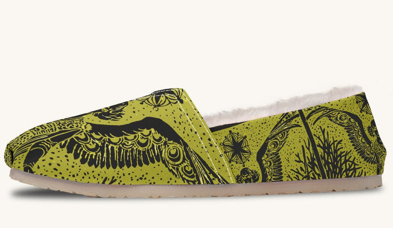 Call Upon the Star Green Black Winter Casual Shoes - Jaded Lament