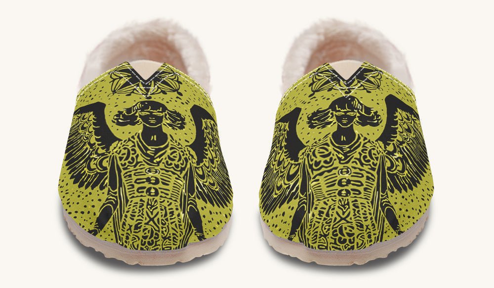 Call Upon the Star Green Black Winter Casual Shoes - Jaded Lament