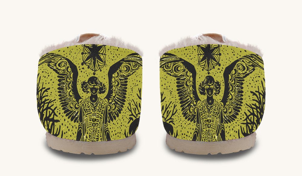 Call Upon the Star Green Black Winter Casual Shoes - Jaded Lament