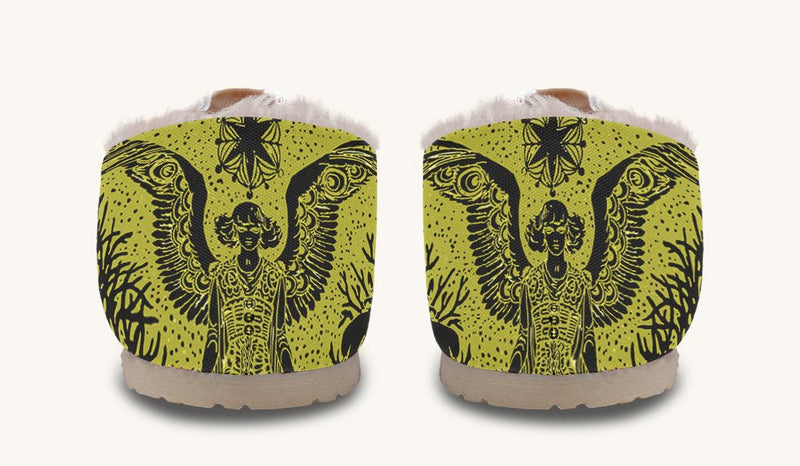 Call Upon the Star Green Black Winter Casual Shoes - Jaded Lament