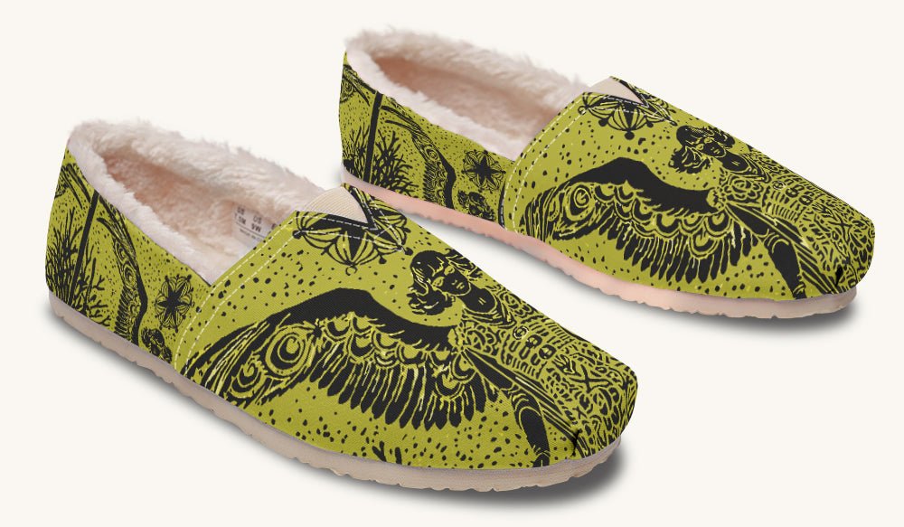 Call Upon the Star Green Black Winter Casual Shoes - Jaded Lament